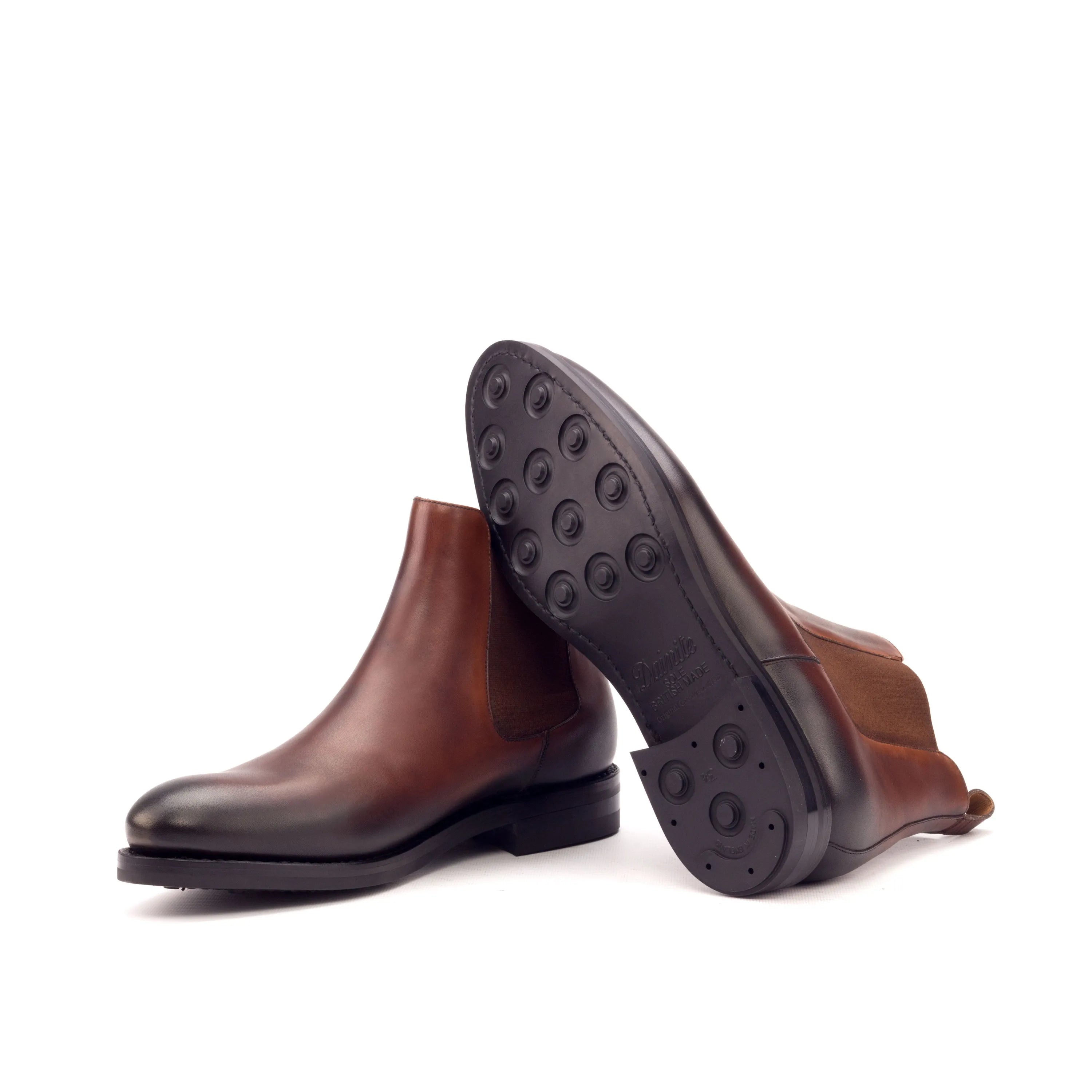 Pair of brown leather Gall Chelsea Boots II