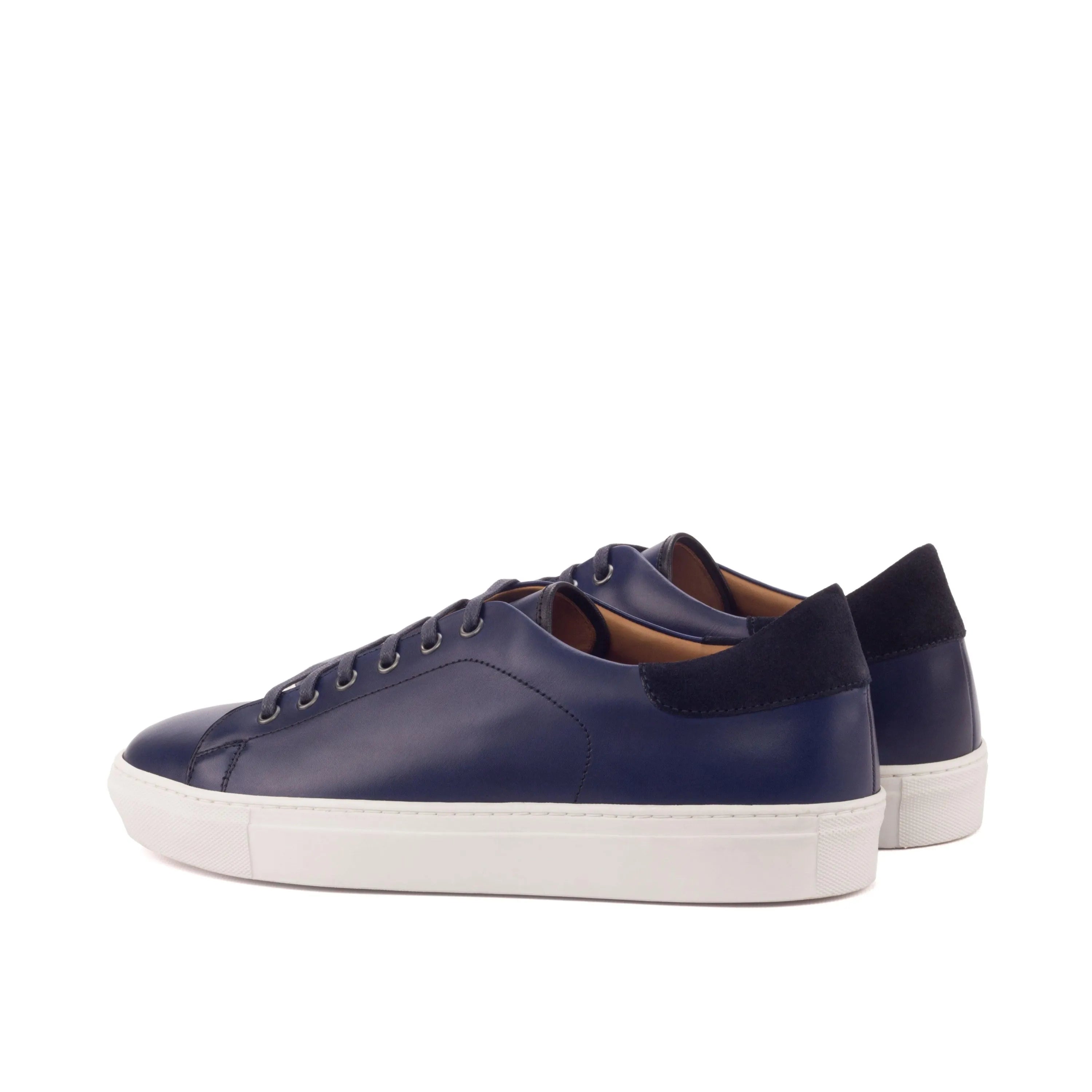 Blue Jad Trainer sneakers with white soles