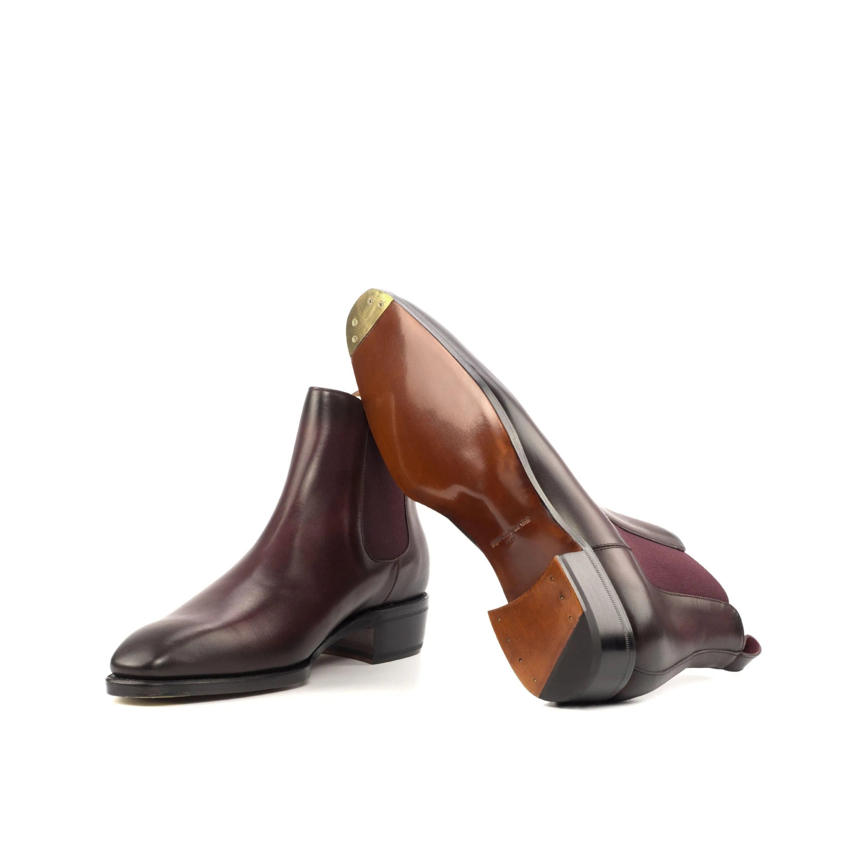 Truman Chelsea boot pair of brown leather Chelsea boots