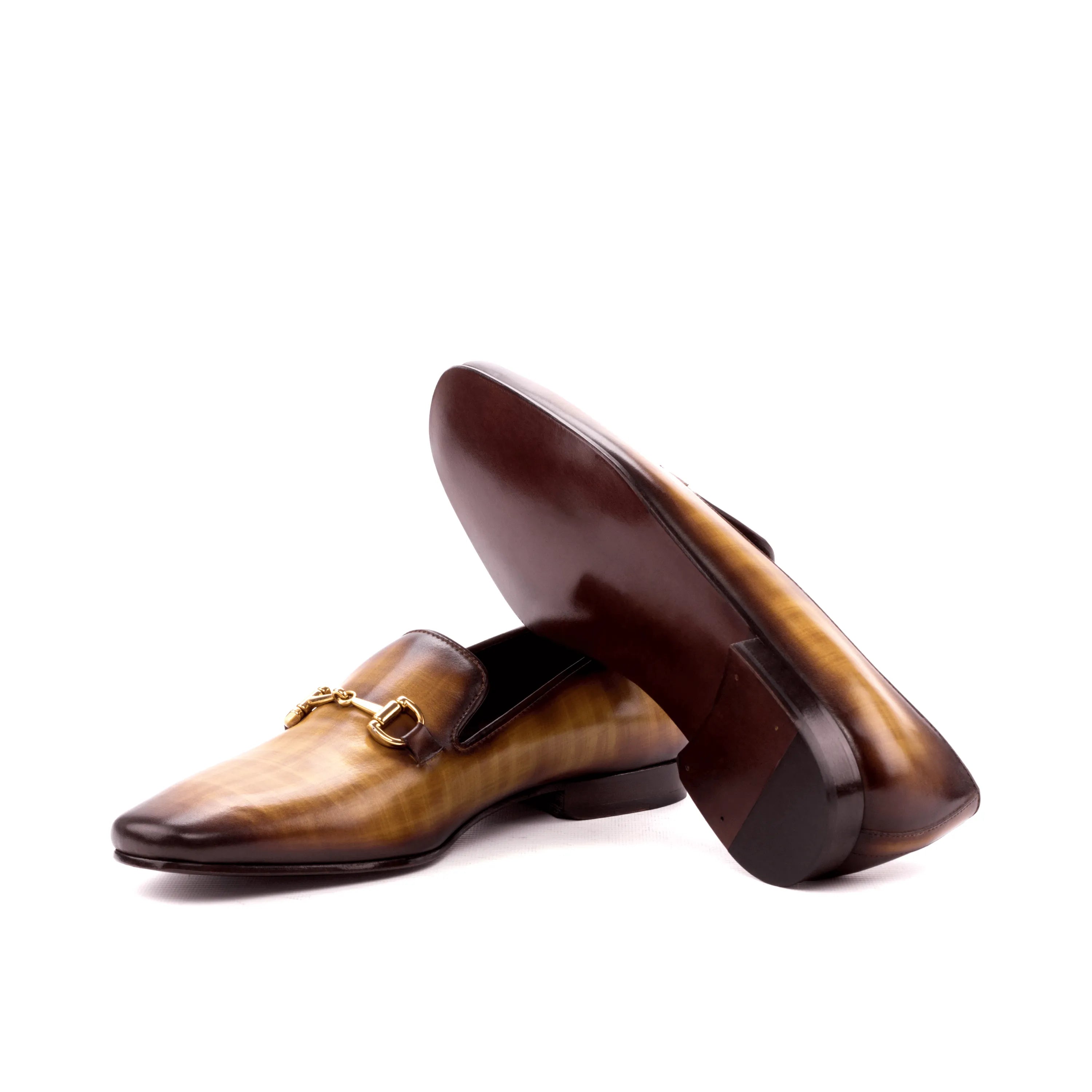 Albus Drake Slipon II leather slip-on dress shoes back view