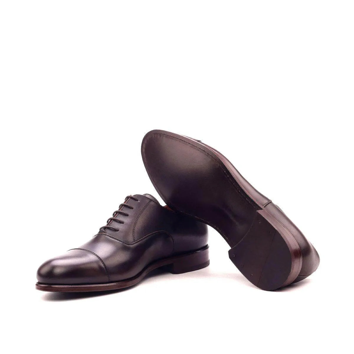 Pair of brown leather Classico Oxford shoes