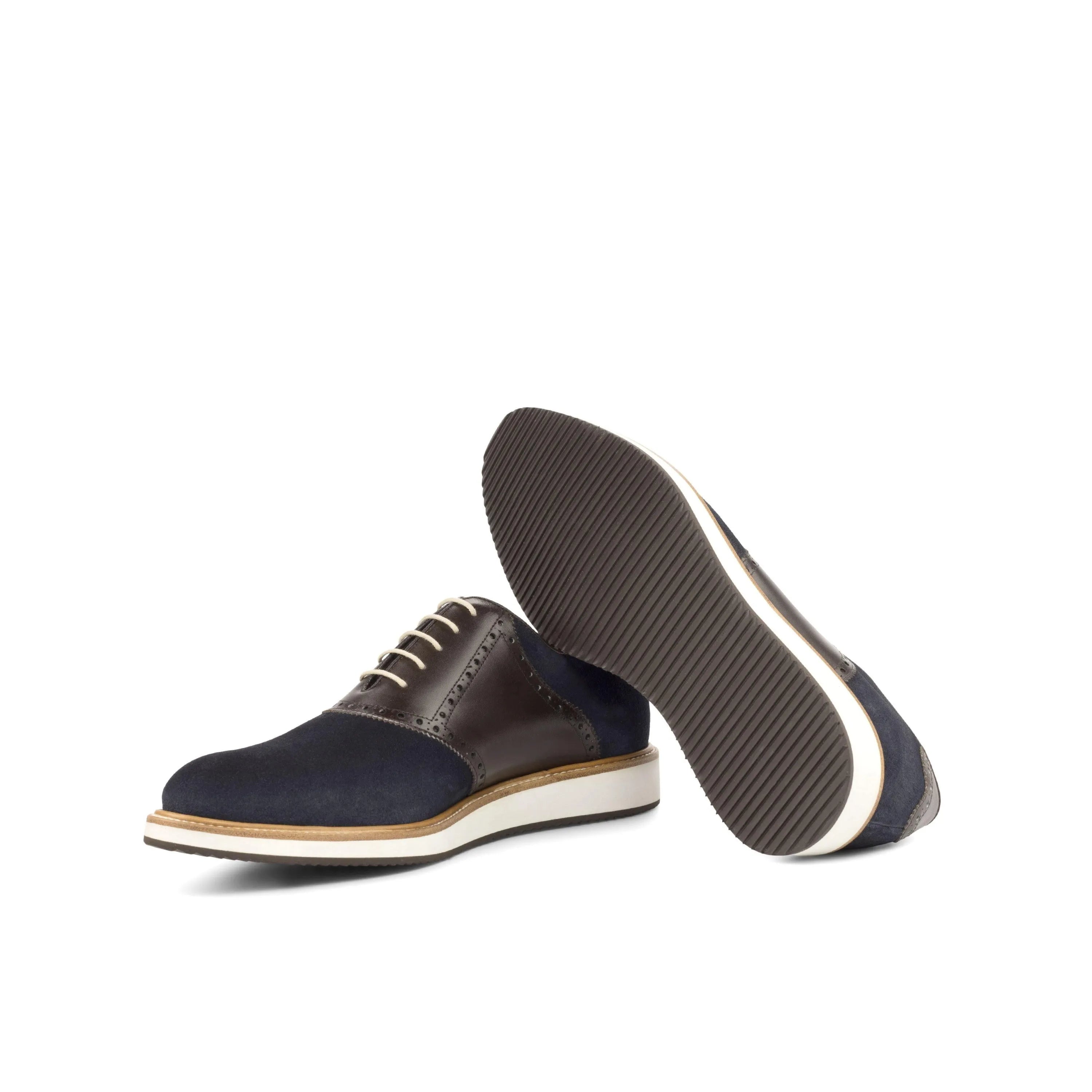 D49 Saddle Shoes II two-tone leather saddle shoes