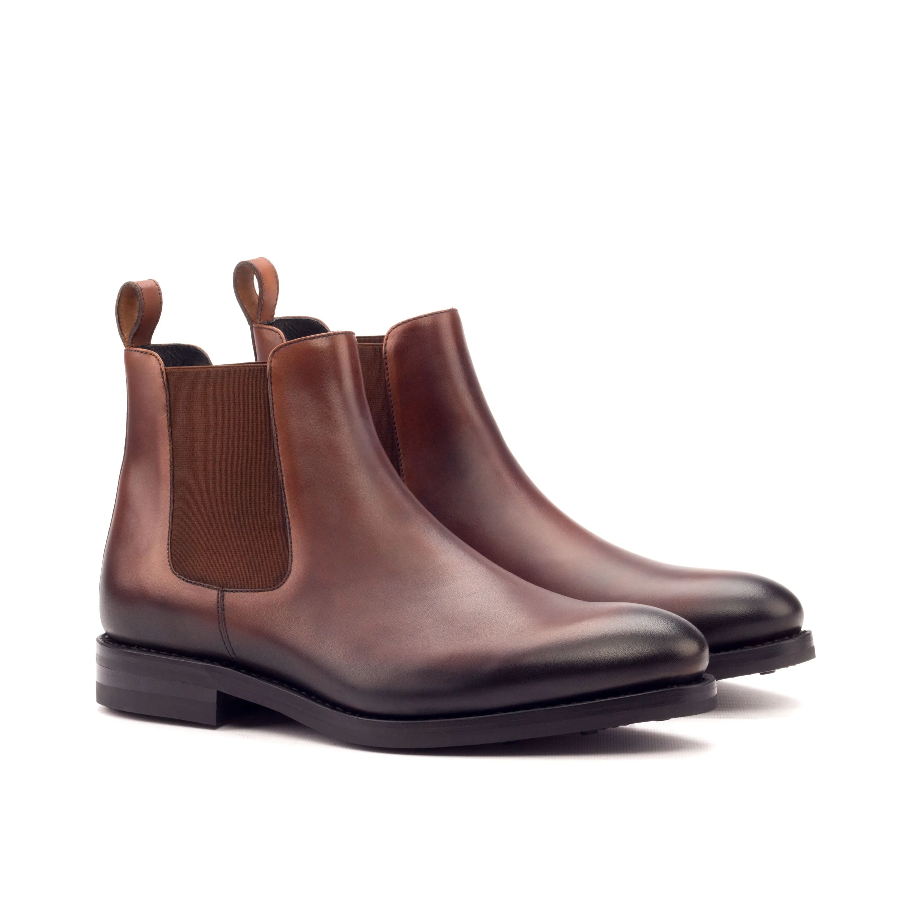 Pair of brown leather Gall Chelsea Boots