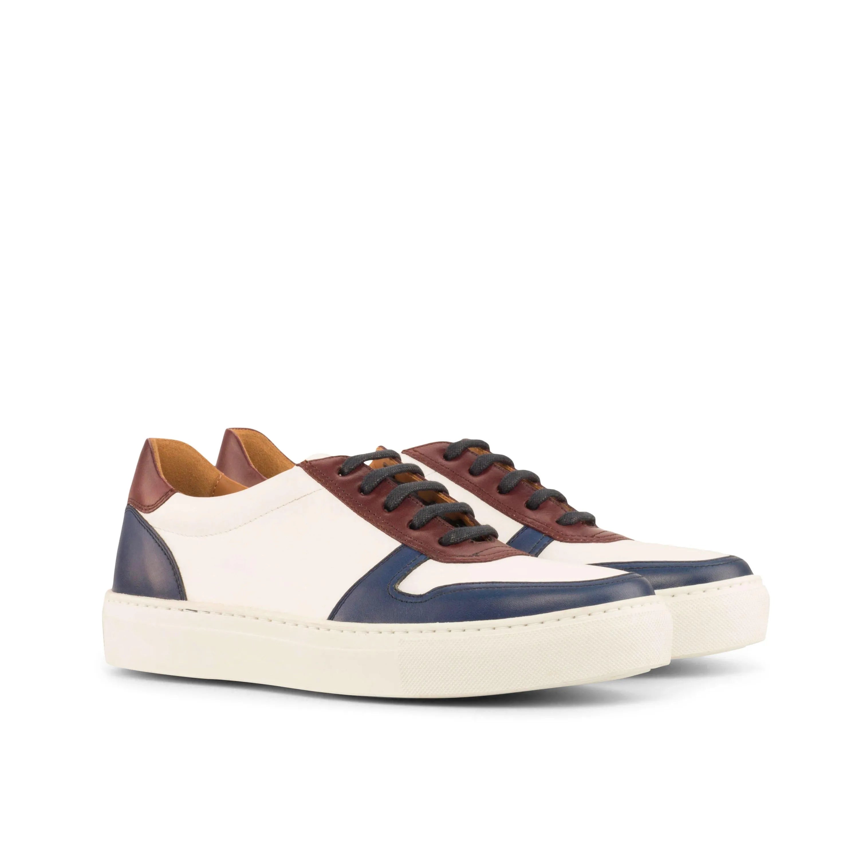 Georgia Ladies Trainer Sneaker II stylish painted calf leather back view