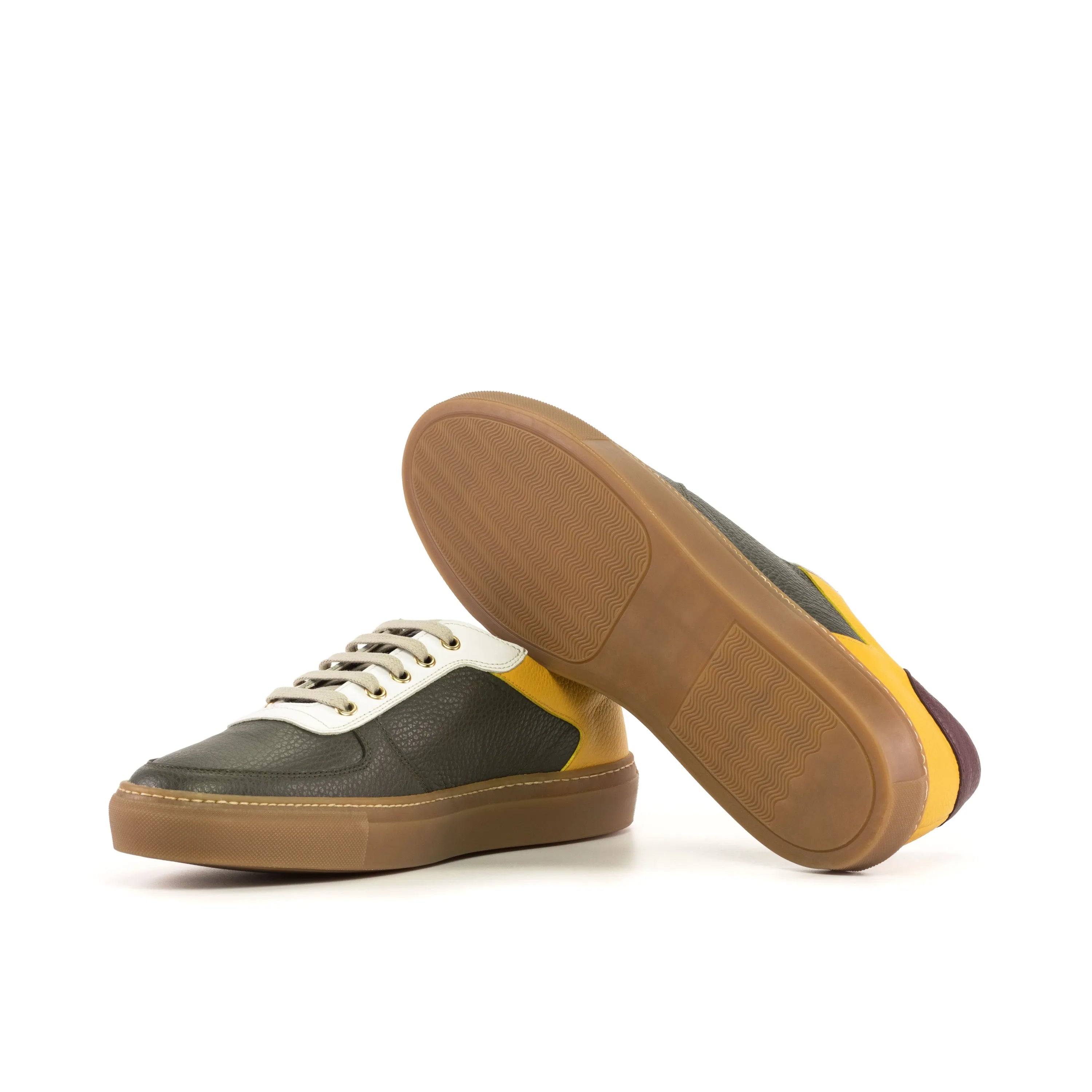 Muhammad Ali Trainer Sneaker II in grain calf leather cupsole trainer