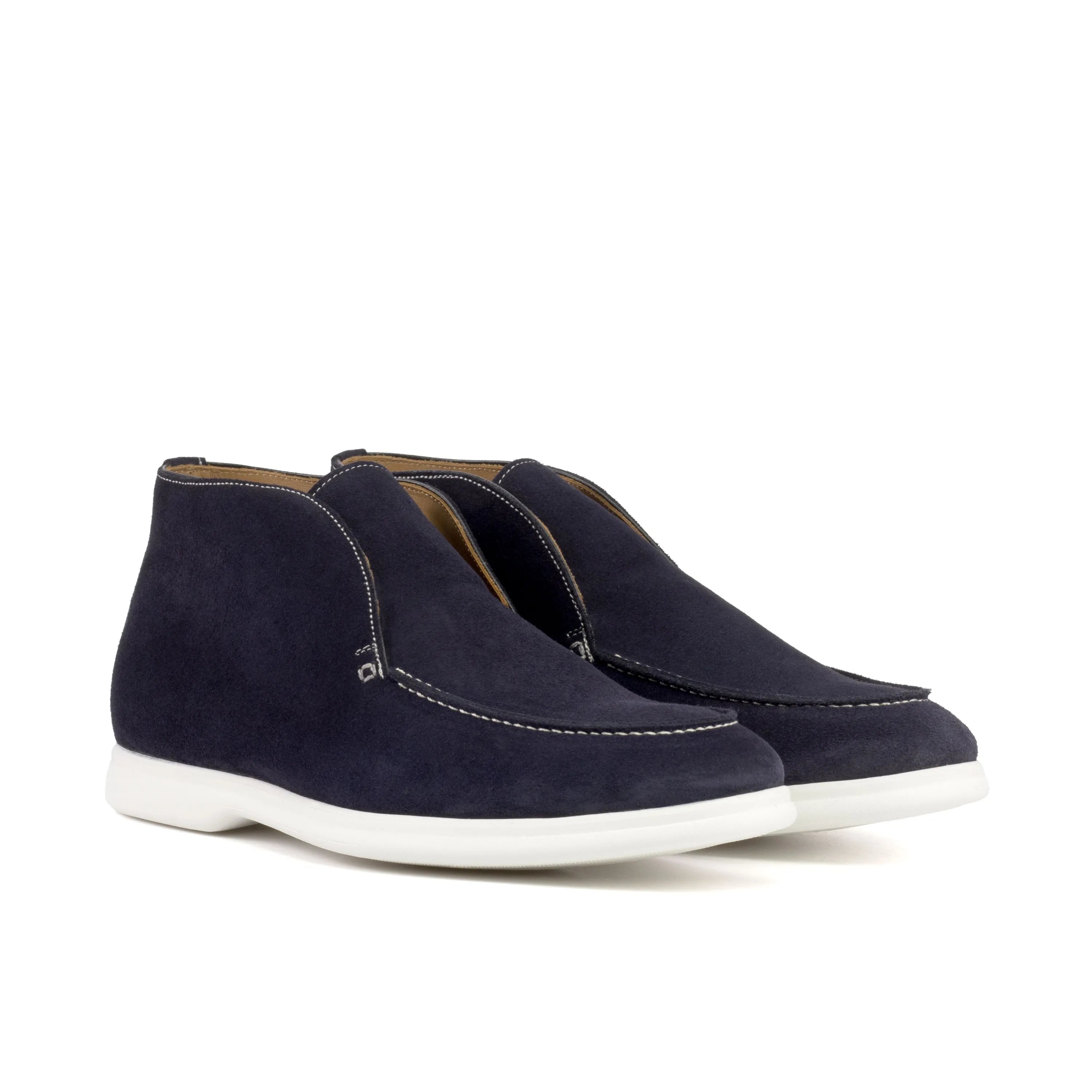 Riyadh moc flex sport boots II navy suede chukka pair