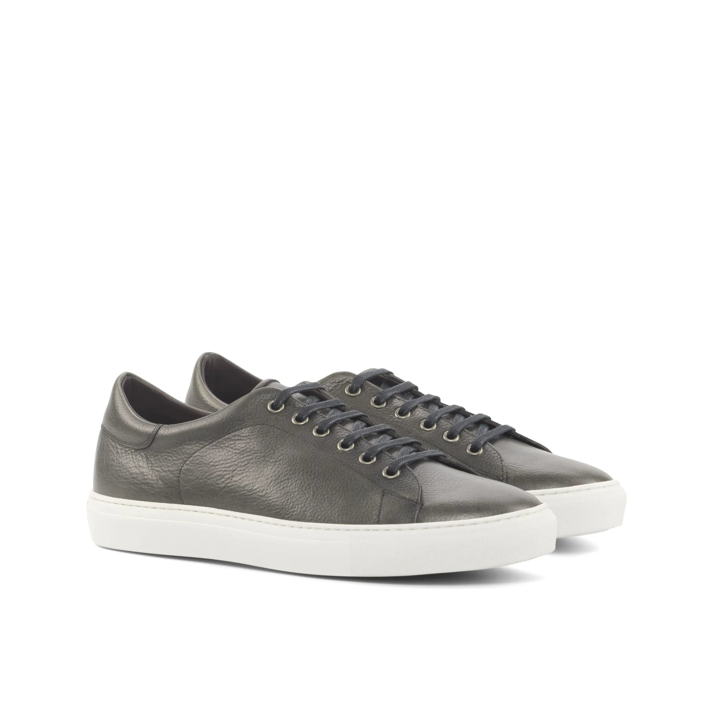 Gray Tuesday Trainer Sneakers II with white soles